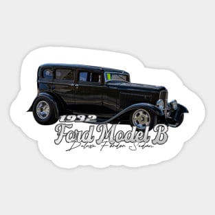 1932 Ford Model B Deluxe Fordor Sedan Sticker